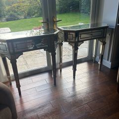 Pair of Mirror Console Tables