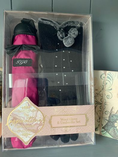 Wool Glove & Umbrella Giftset
