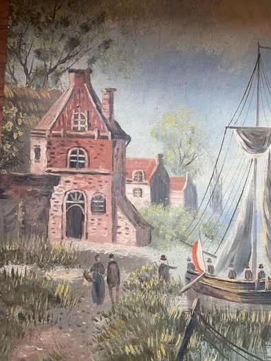Antique Oil on Canvas - signed