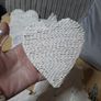 white wicker glitter decorations Image 2