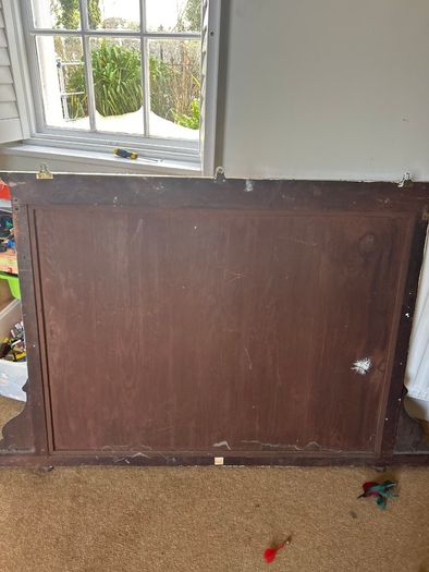Antique Victorian / Edwardian Overmantel Mirror c.1900