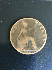 Old 1898 English Penny