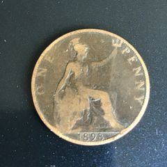 Old 1898 English Penny
