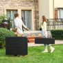 _Beer Tent Set, 180 x 74 x 75 cm, Folding Garden Furniture Set Image 2