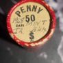 Unc chicken pennies 1968 In original tube Image 2