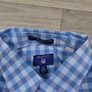 Gant Button Down Check Short Sleeve Shirt Mens Medium Image 4