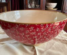 Nicholas Mosse  Red Lawn salad bowl first quality item in perfect condition