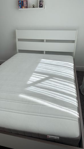 IKEA Double Bed Frame and Mattress