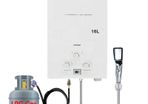 16L LPG Hot Water Heater Propane Gas Tankless Instant Boiler With Shower Kit