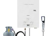 16L LPG Hot Water Heater Propane Gas Tankless Instant Boiler With Shower Kit