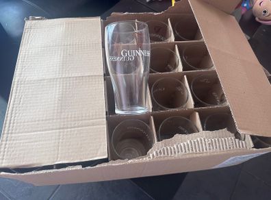 2019 edition 24 unused Guinness pint glasses