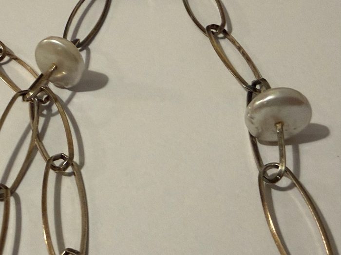 silver necklace
