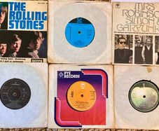 Classic 45 vinyl 1970s collection