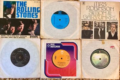 Classic 45 vinyl 1970s collection
