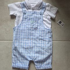 3-6m, With Tags 2Piece Dungaree Set