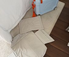 Stokke Jet Kids ride on suitcase/plane bed