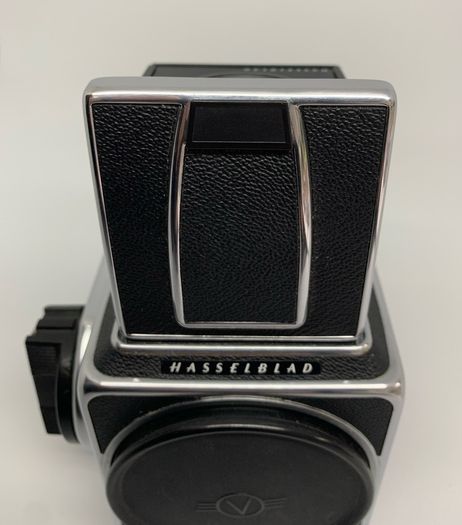 Hasselblad 500 cm vintage medium format film camera and A12 film back