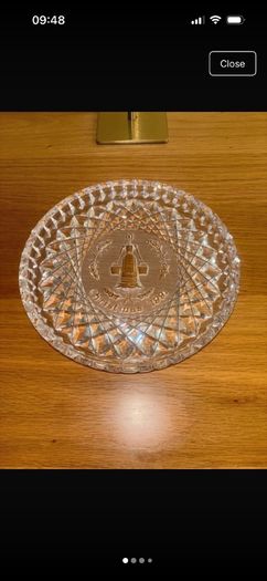 Waterford Crystal 1991 12 Days of Christmas Collection Plate