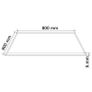 Table Top Tempered Glass Square 800x800 mm Image 4