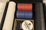Official Guinness Poker Set - 300 Chips - Aluminium Carry Case - Complete