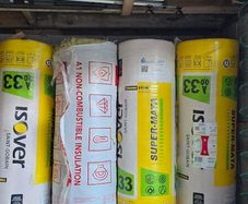 4 rolls of insulation