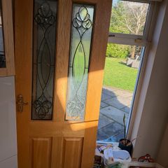Solid wood internal glazed doors