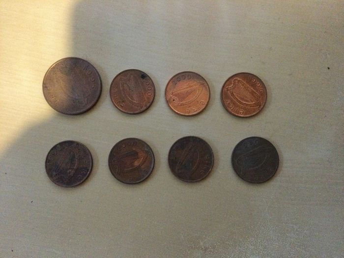 Irish copper coins