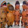 Inflatable Dinosaur Costumes (3x) for Halloween Image 2