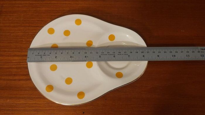 Fabulous Rare Pair of Vintage Arklow Pottery "The Abbey Supper Set" Spotty Tennis Set Plates Made for the Irish Trading Company