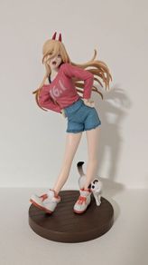 Power And Meowy Chainsaw Man Figure PVC Luminasta 22 cm Sega