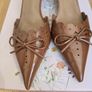 M&S Women's slingback kitten heel shoes Image 6