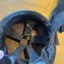 Antique/Vintage Leather Motorcycle Helmet/Gloves Image 7