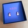 Cat stud earrings BNIB Image 2