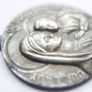 Vintage Antaya Sterling Silver ''our Lady Of Good Counsel'' Pendant Medal Image 6