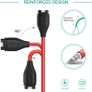 USB Type C Charger Cable Compatible with Garmin Fenix 7 7S 7X 6 6S 6X Pro 5 5S 5X Plus,Epix 2,Forerunner 745 935 945 45 45S 245,Approach S10 S60,Vivoactive 3 4 4S,Vivomove 3S,Instinct,Venu 2 Sq Image 4
