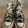 Brand New Converse Chuck Taylor Floral Black Silver UK 4 Image 2