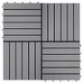 Decking Tiles 20 pcs Grey Wash 30x30 cm Solid Acacia Wood Image 4