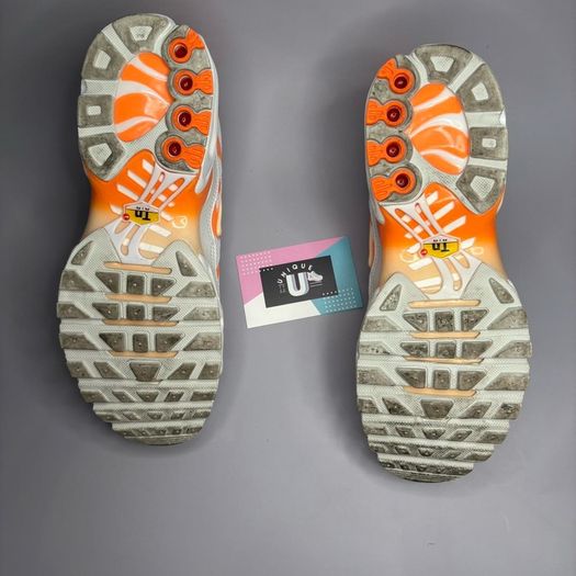 Premium Nike Air Max TN Plus Cream White Orange