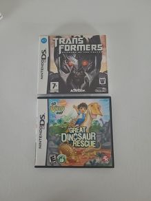 Nintendo DS games - Transformers revenge of the fallen and Go Diego Go Great Dinosaur Rescue, Wii - Disney Infinity