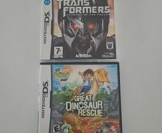 Nintendo DS games - Transformers revenge of the fallen and Go Diego Go Great Dinosaur Rescue, Wii - Disney Infinity