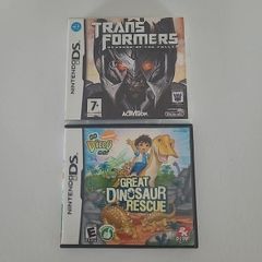 Nintendo DS games - Transformers revenge of the fallen and Go Diego Go Great Dinosaur Rescue, Wii - Disney Infinity