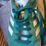 Adidas Gazelle ortholite green suede trainers size 4 Image 7