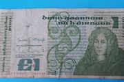Irish 1986 "Queen Meibh" one pound in used condition