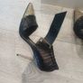 Designer Manolo Blahnik Size 37 High-Heeled Strap Sandals Image 6