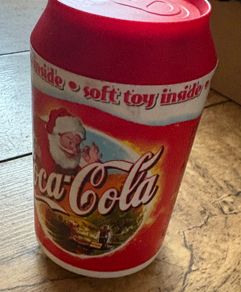 Coca Cola Christmas can toy