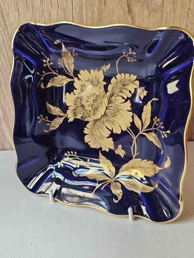Limoges Cobalt Blue Dish
