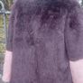 Burgundy faux fur coat (free post) Image 4