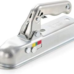 Heavy Duty Cast Steel Trailer Hitch - 50mm Tow Ball & Square Drawbar, 800kg Max Load