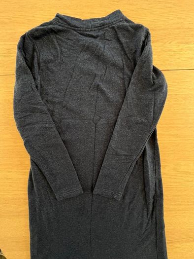Patagonia Womens Mount Sterling Organic Cotton French Terry Dress Blue M