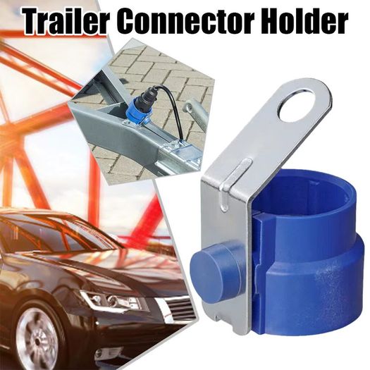 For 7 And 13 Pin Trailer Plugs Parking Cover Trailer Plug Holder ABS Accessory Bracket Fixed Trailer Connector Brackets